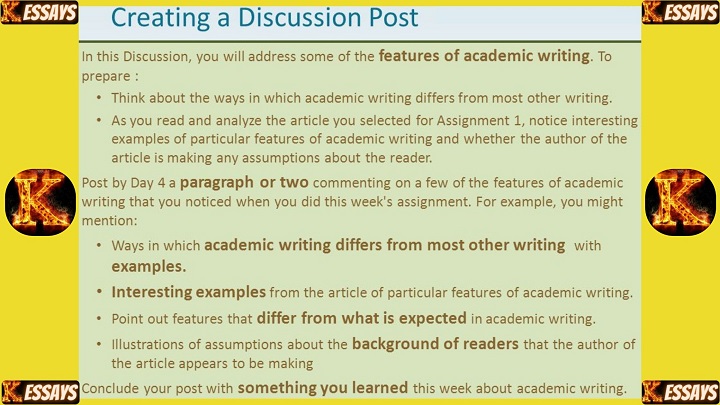 How To Write A Discussion Post In APA Format