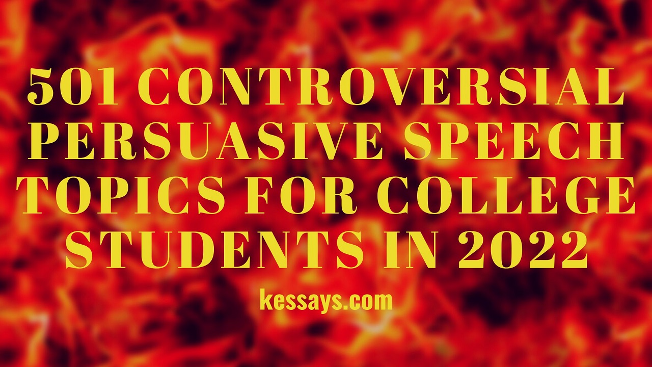 Persuasive Speech Topics for College Students